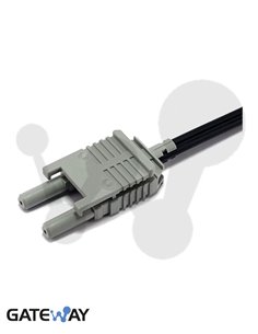 Conector HFBR-4533Z para fibra óptica plástica