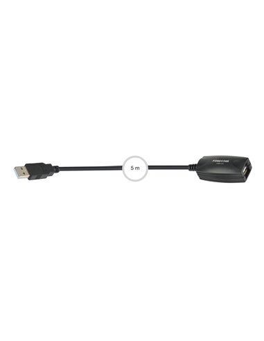 Cable USB 2.0, autoamplificado 5m