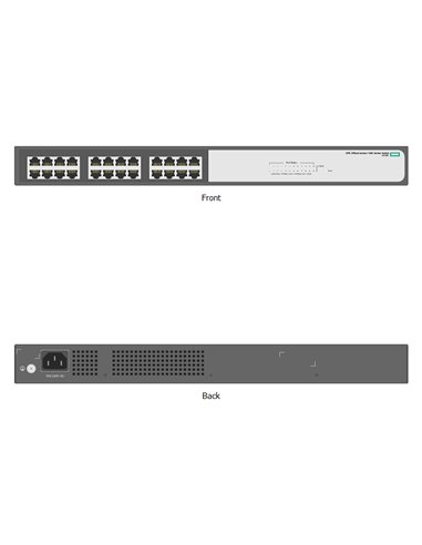 Switch HP 1420-24G, 24 puertos 10/100/1000 BASE-T