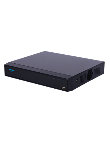 DVR 5n1 - 4 CH + 2 IP, full 720p (25fps) 1080p (15fps), 1 Audio, PTZ. Reconocimiento facial. HDD no incluido.