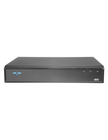 DVR 5n1 - 4 CH + 4 IP, full 1080p (25fps), 1 Audio, PTZ. Reconocimiento facial. HDD no incluido.
