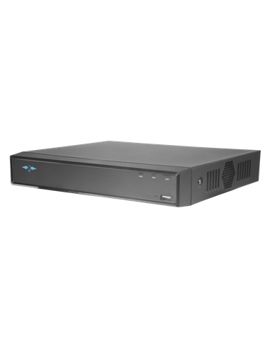 DVR 5n1 - 16 CH, full 720p (30fps) 1080p (15fps) 5M-N(10 fps), 1 Audio, PTZ. Reconocimiento facial. HDD no incluido.