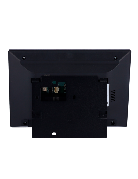 Kit de videoportero Safire, IP & WiFi. Incluye placa y monitor, lector MF, PoE, IP65, P2P, montaje en superficie.